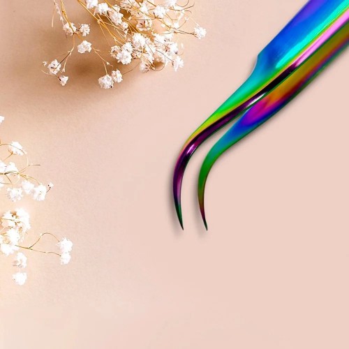Eyelash tweezers curved Type C